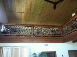 Custom Rustic Balcony Railing