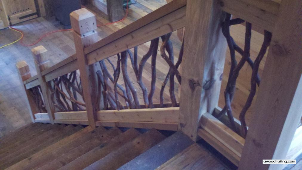 Mountain Laurel Handrail: Wood Railings, Decks, Stairs